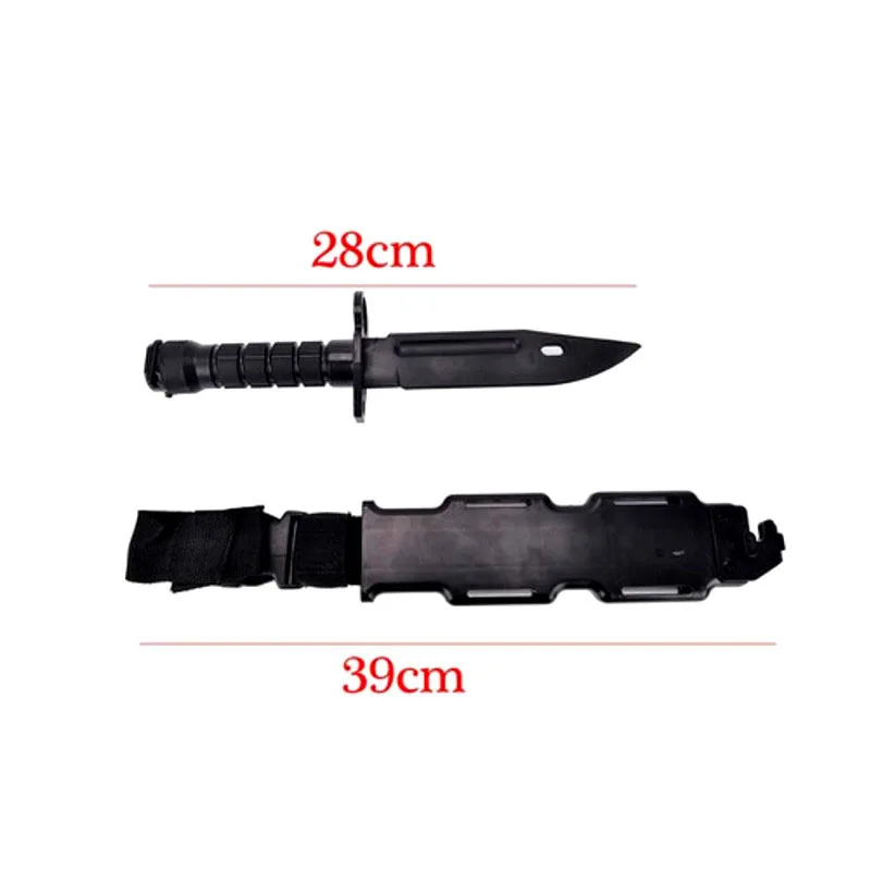 Тактический тренировочный кинжал Bayonet пластиковый нож для косплея охотничьи