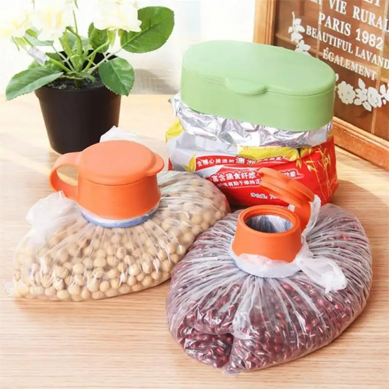 

Портативный пакет для хранения пищевых продуктов, закусок, сохраняющий свежесть, многофункциональный закрывающий пакет для пищевых продук...