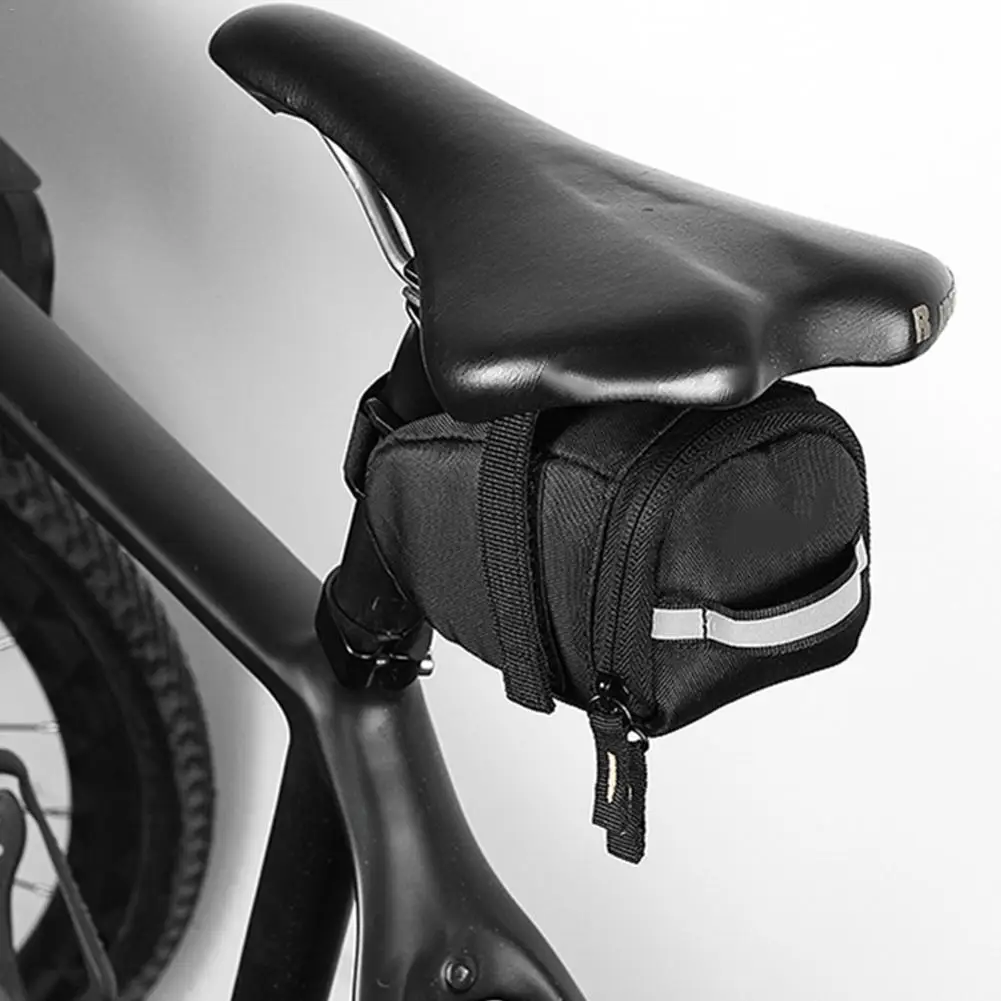Bicycle Saddle Rear Seat Storage Bag Ultralight Tail MTB Road Repair Tools Saddlebag Dropshipping | Спорт и развлечения
