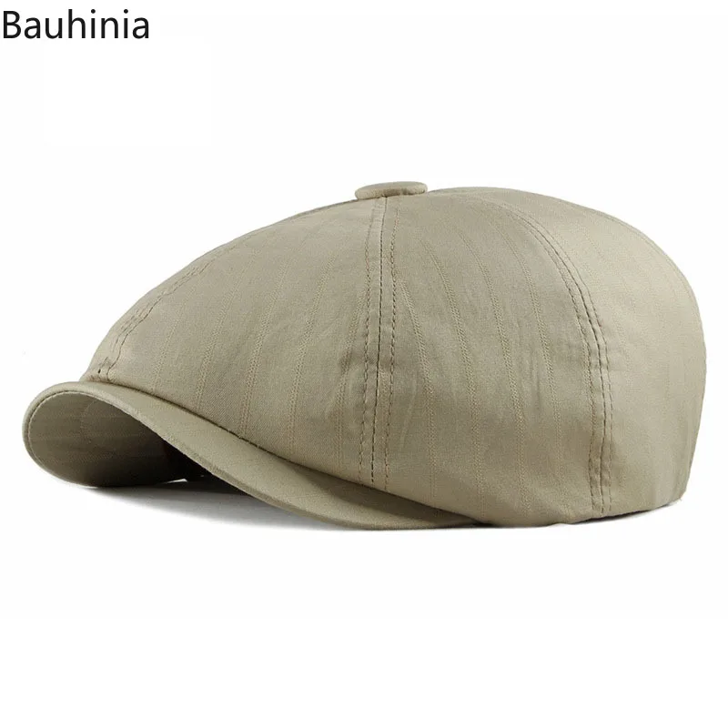 Новые летние хлопковые береты шапки для мужчин повседневные Остроконечные