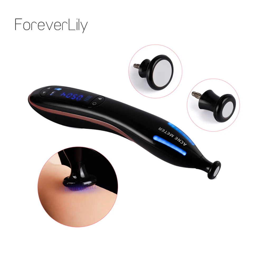 Озоновый синий светильник плазменная ручка шрам Удаление прыщей против морщин