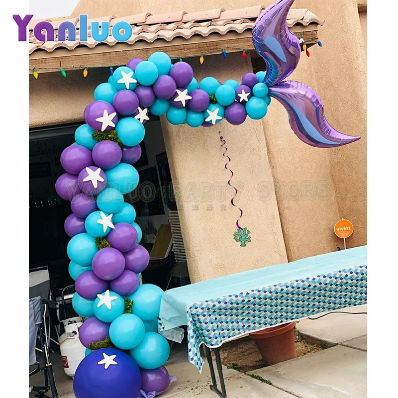 Воздушный шар Русалочки украшение для свадьбы дня рождения вечевечерние