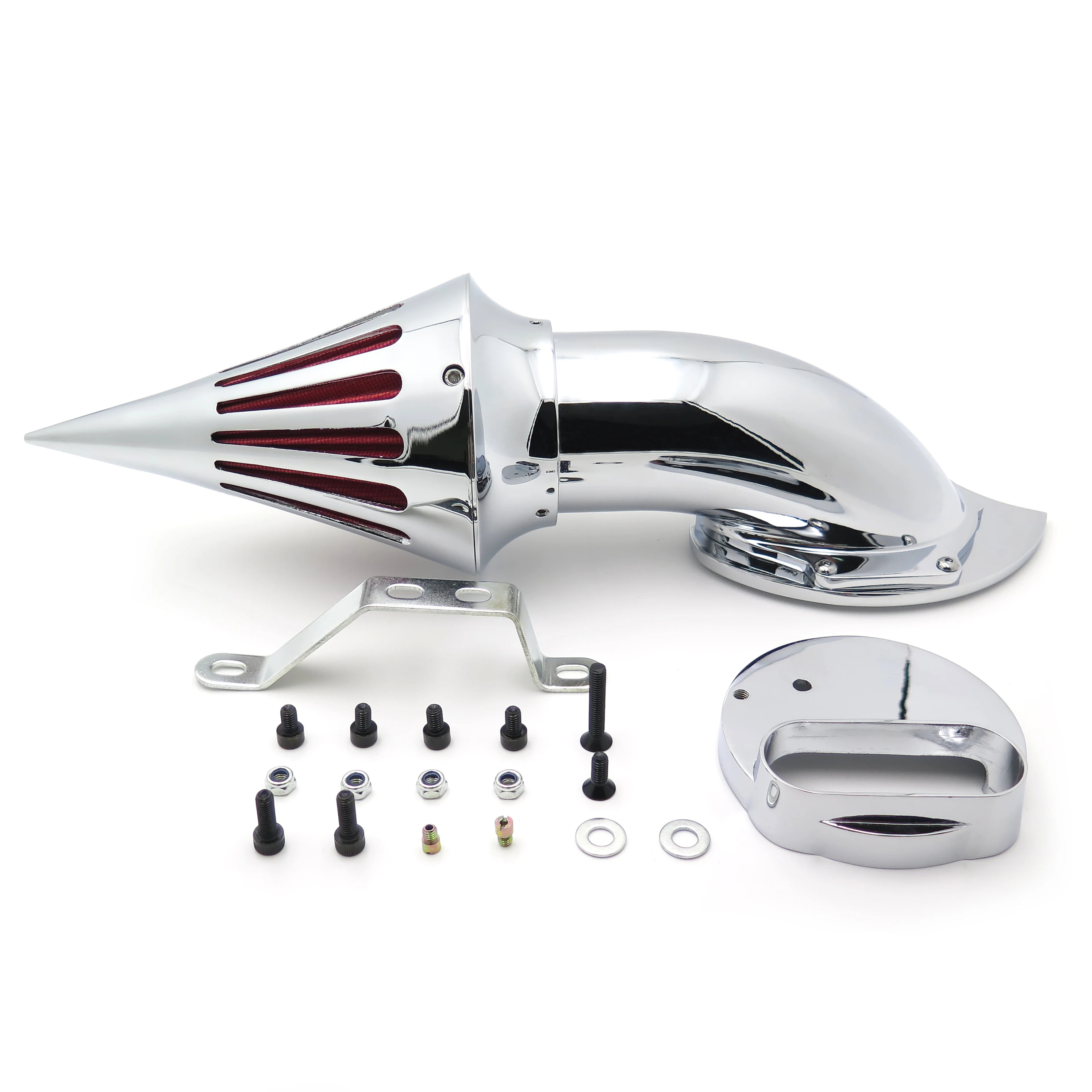 Воздушный фильтр с шипами для Yamaha V Star 1100 Dragstar XVS1100 1999 2012 хромированные Запчасти