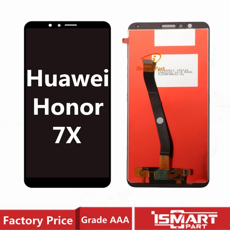 

Дисплей для Huawei Honor 7X BND-TL10/AL10/L21, ЖК-дисплей, сенсорный экран в сборе с заменой рамки