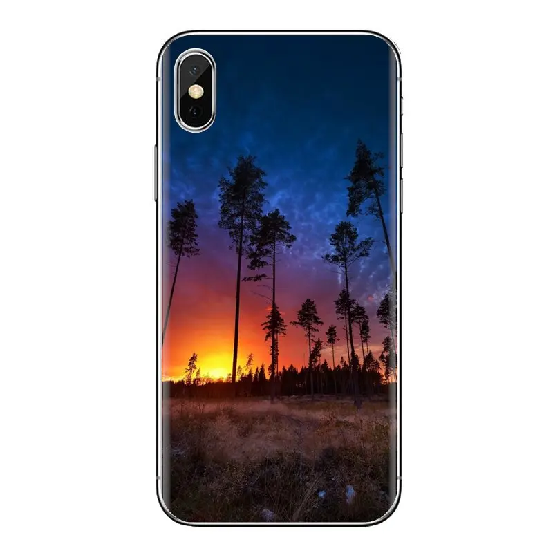 Для Xiao mi 6 A1 Max x 2 5X 6X Red Note 5 5A 4X 4A A4 4 3 Plus Pro Dusk до рассвета закат прозрачный мягкий