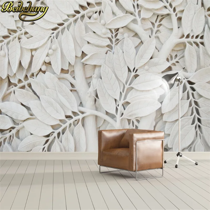 Beibehang пользовательский Европейский минималистский спальня гостиная ТВ фон K TV