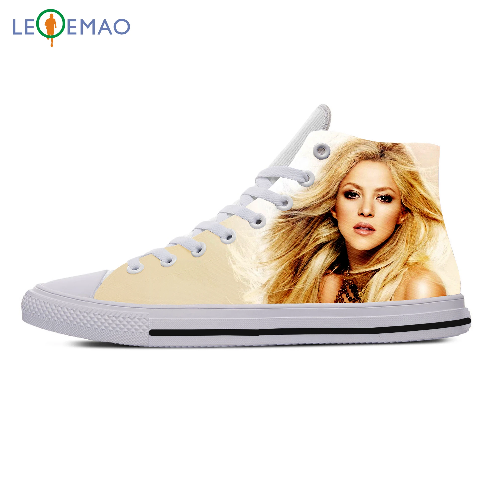 На заказ сезон весна-осень парусиновые кроссовки Shakira высокое качество ручная