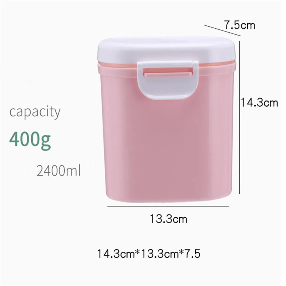 

High Capacity Baby Milk Powder Container Melkpoeder Baby Food Snack Storage Box Double Layer Infants Feeding Box For Newborn