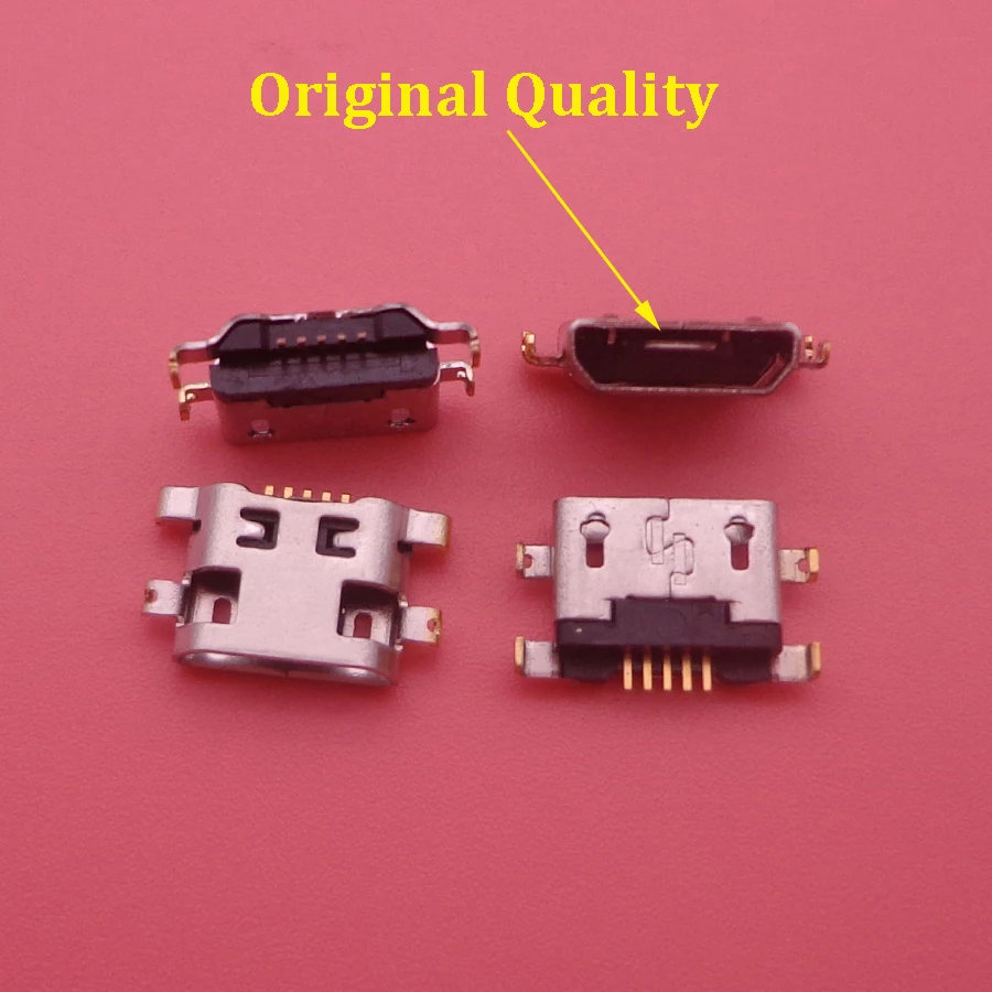 

500PCS/Lot Micro Usb For Alcatel 7040N Charge Port Dock Socket For Lenovo A708t S890 For Huawei G7 G7-TL00 Charging Connector