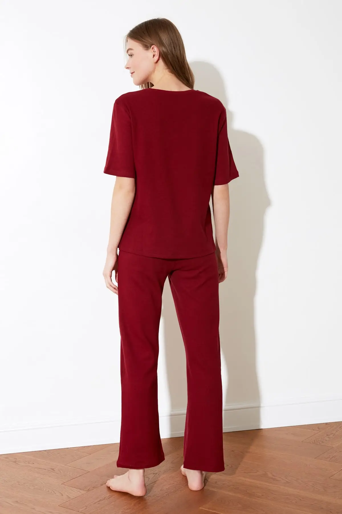 

Camisole Knitted Pajamas Set THMSS21PT0093