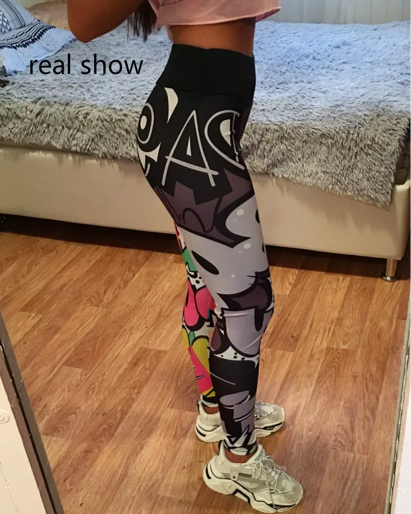 THIKIN сексуальные высокая талия для йоги спортзала бесшовные леггинсы Ретро стиль