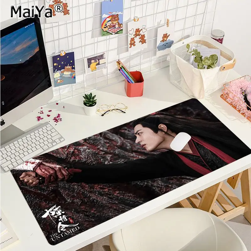 

Maiya The Untamed Xiao Zhan Wang yibo Silicone large/small Pad to Mouse Game Speed/Control Version Large Gaming Mouse Pad