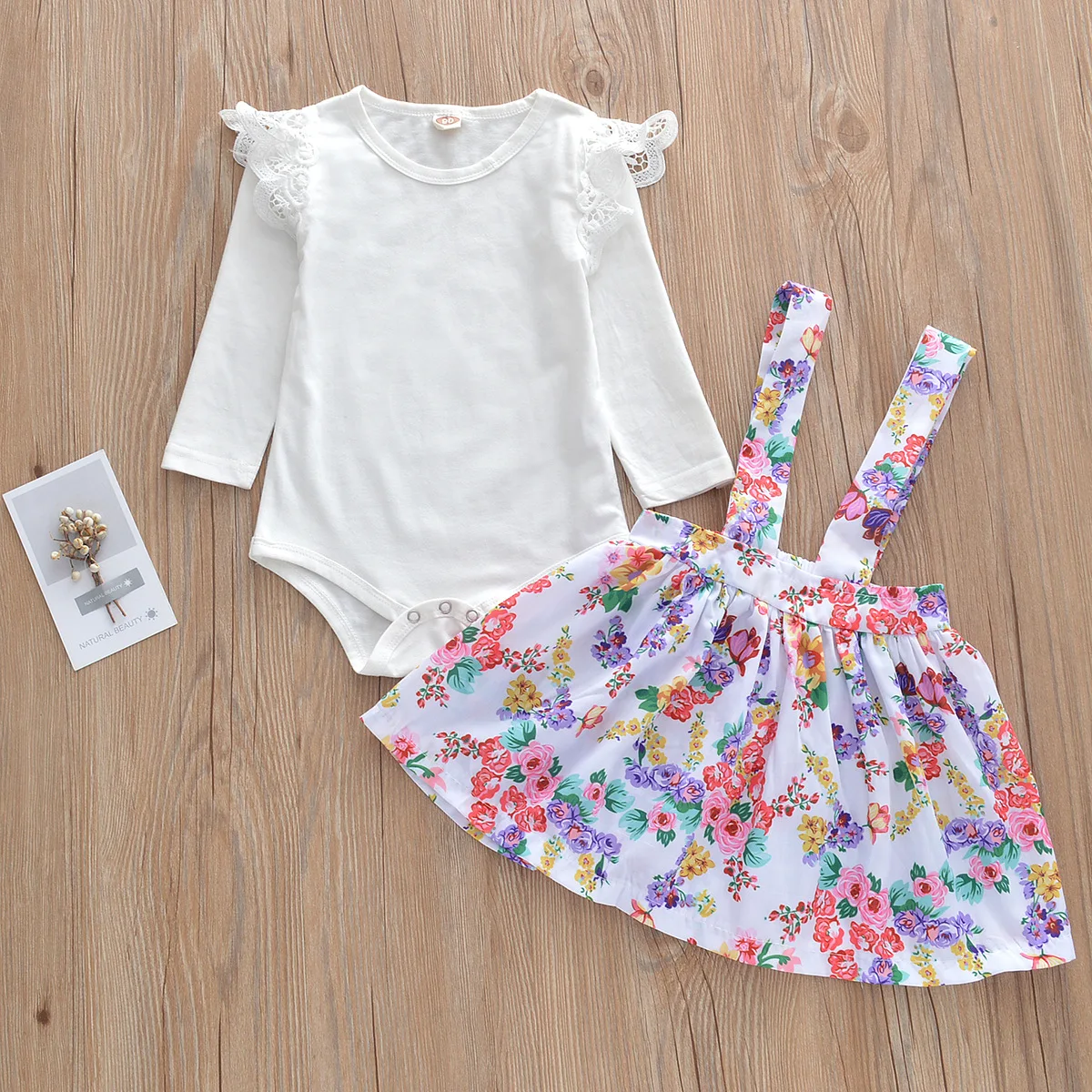 

Spring and Autumn Baby Suit Girl Clothes Skirt Set Cute Modern Design Baby Suit Noworodek Dziewczynka Baby Clothes BD50YE