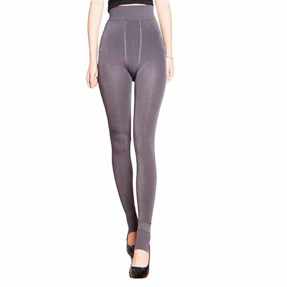 Женские сексуальные колготки зимние однотонные чулки бархатные леггинсы с