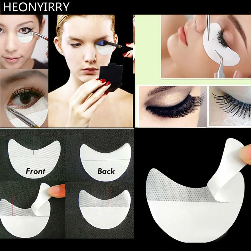 Высококачественные бумажные накладки 100 шт./лот под глаза для ресниц наращивания