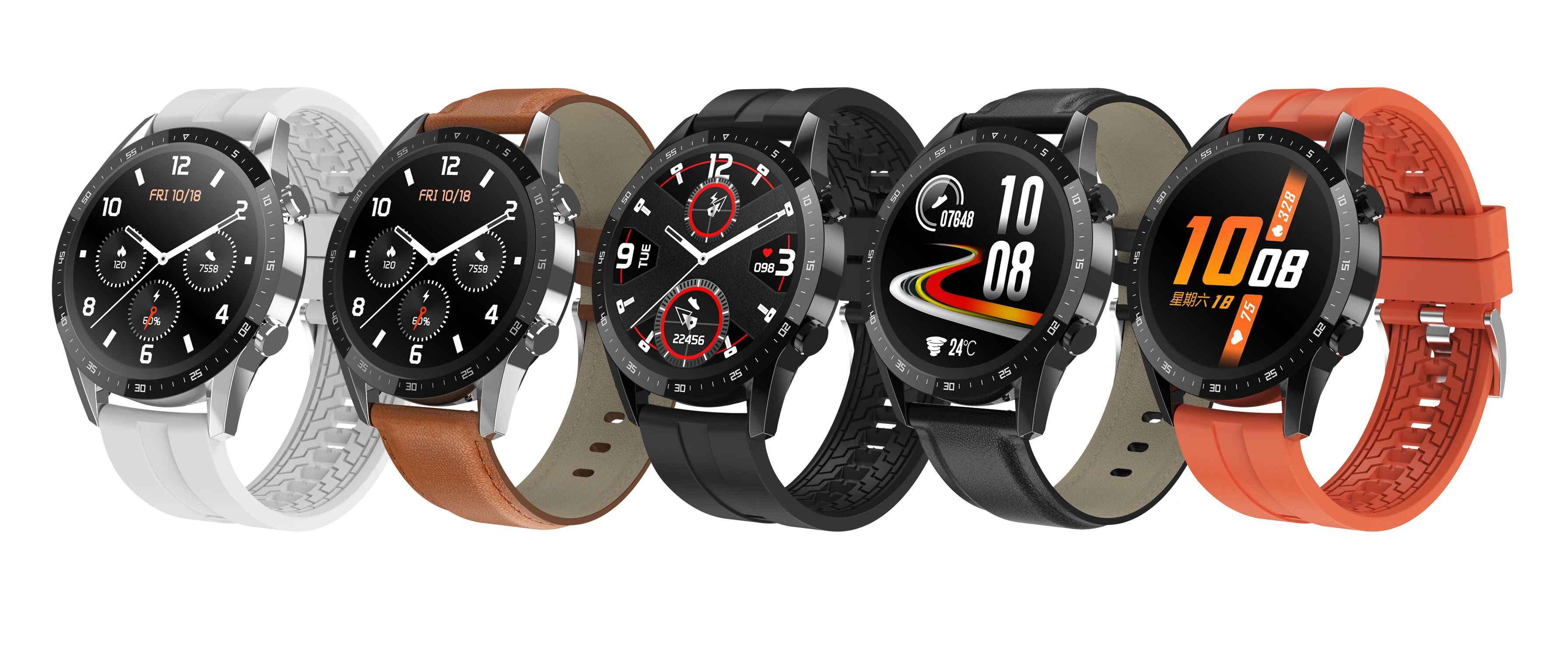 

Full Touch T30 IP67 Smart Sport Watch Women Men custom dial Heart Rate Fitness Tracker Smartwatch wristwatch GTS 2 For Android