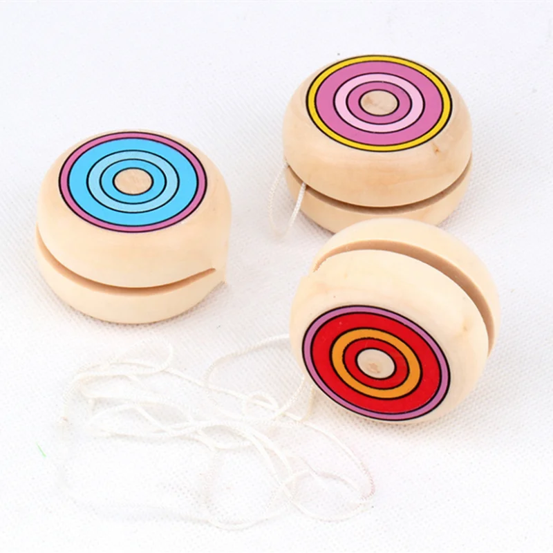 1 шт Детские Классические игрушки деревянные Йо йо мяч надувные детские