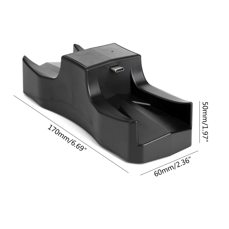 Зарядное устройство со светодиодным контроллером для геймпада sony PS5 зарядная