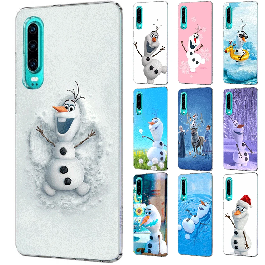 Чехол для мобильного телефона P Smart Z Plus P30 P20 P10 P9 P8 Lite Pro Жесткий чехол Олаф теплые объятия оболочки