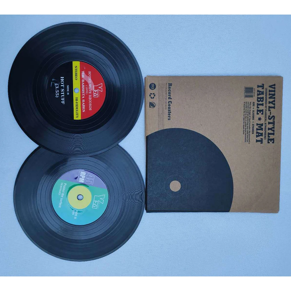 

Coffee Drink Cup Mat Retro Modeling Placemat Table Cup Mat Drink Coasters Non-Slip Insulation Pad Home Decor