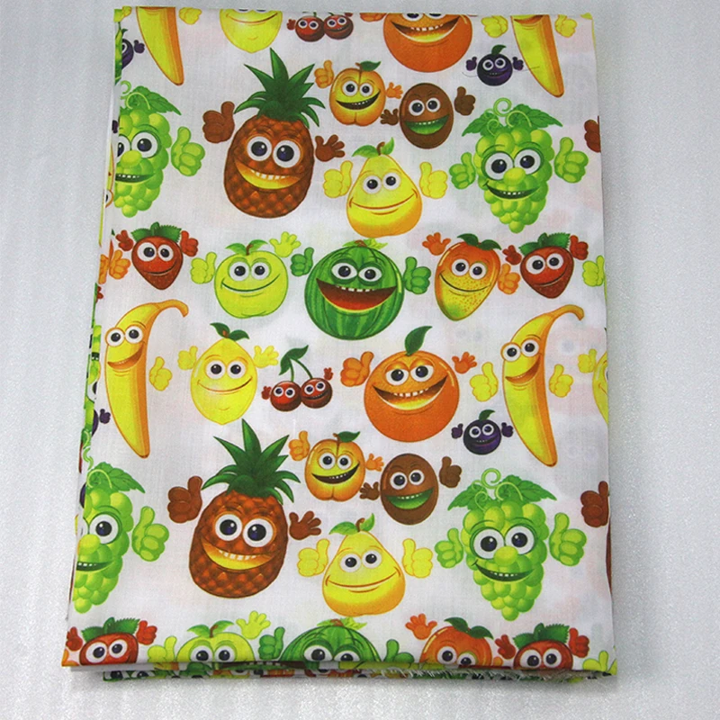 Ананасов полиэфир хлопчатобумажной ткани из кусков для шитья кукол стеганые