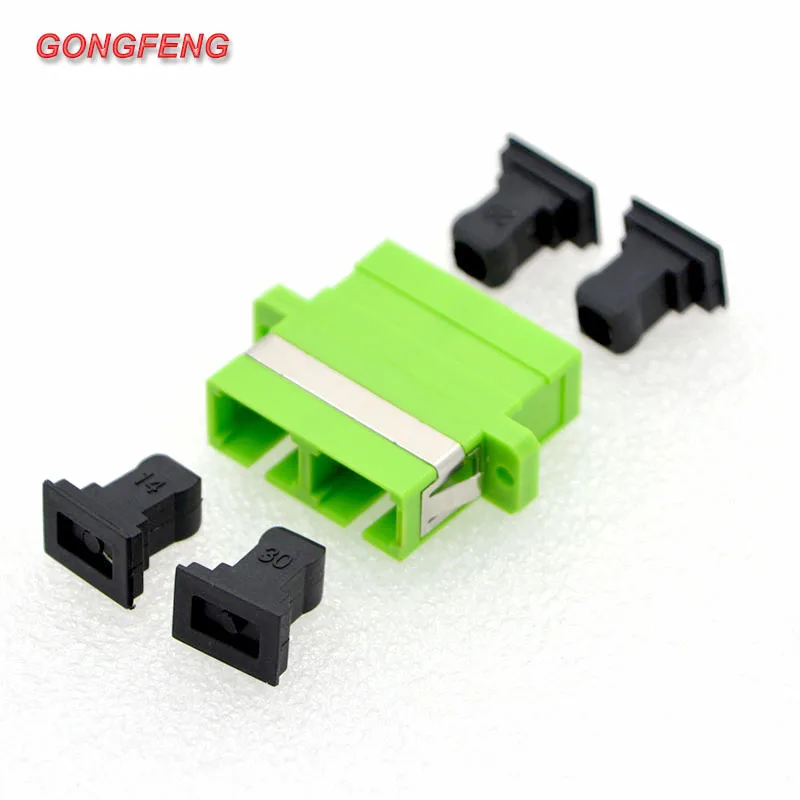 Новинка 100 шт. адаптер для двойной оптоволоконной связи стандарта SC/APC оптовая