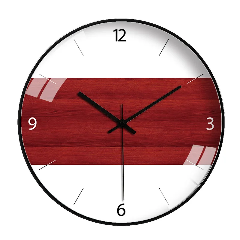 

Minimalist Wall Clock Retro Nordic Modern Living Room Wooden Hours Vintage Wood Grain Hanging Reloj de pared Kitchen Decoration