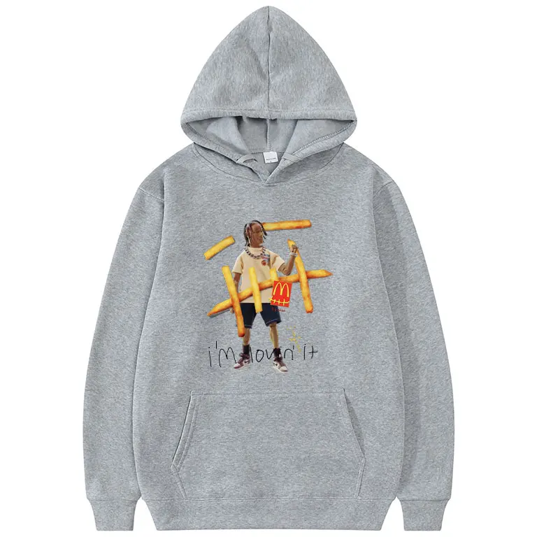 

Cactus Jack and Donald Active Print Hoodie Men Women Travis Scott M Sweatshirt Im Lovin If Hoodies Man Casual Loose Tracksuit