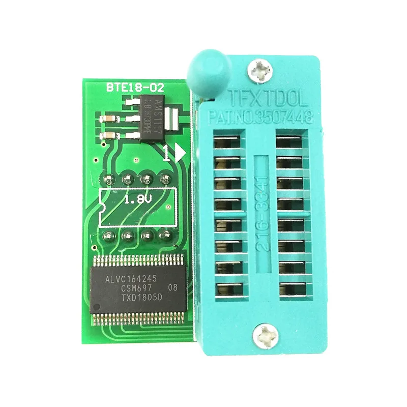 Адаптер 1,8 В для Iphone или микросхемы SPI Flash SOP8 DIP8 W25 MX25 для использования с программаторами TL866CS TL866A EZP2010 EZP2013 CH341.