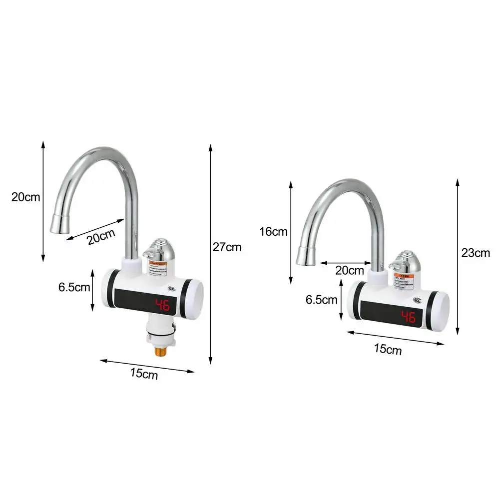 

Electric Kitchen Water Heater Tap Temperature Display Instant Heating Fast Heating Water Heater Heating Faucet For Kitchen Bath