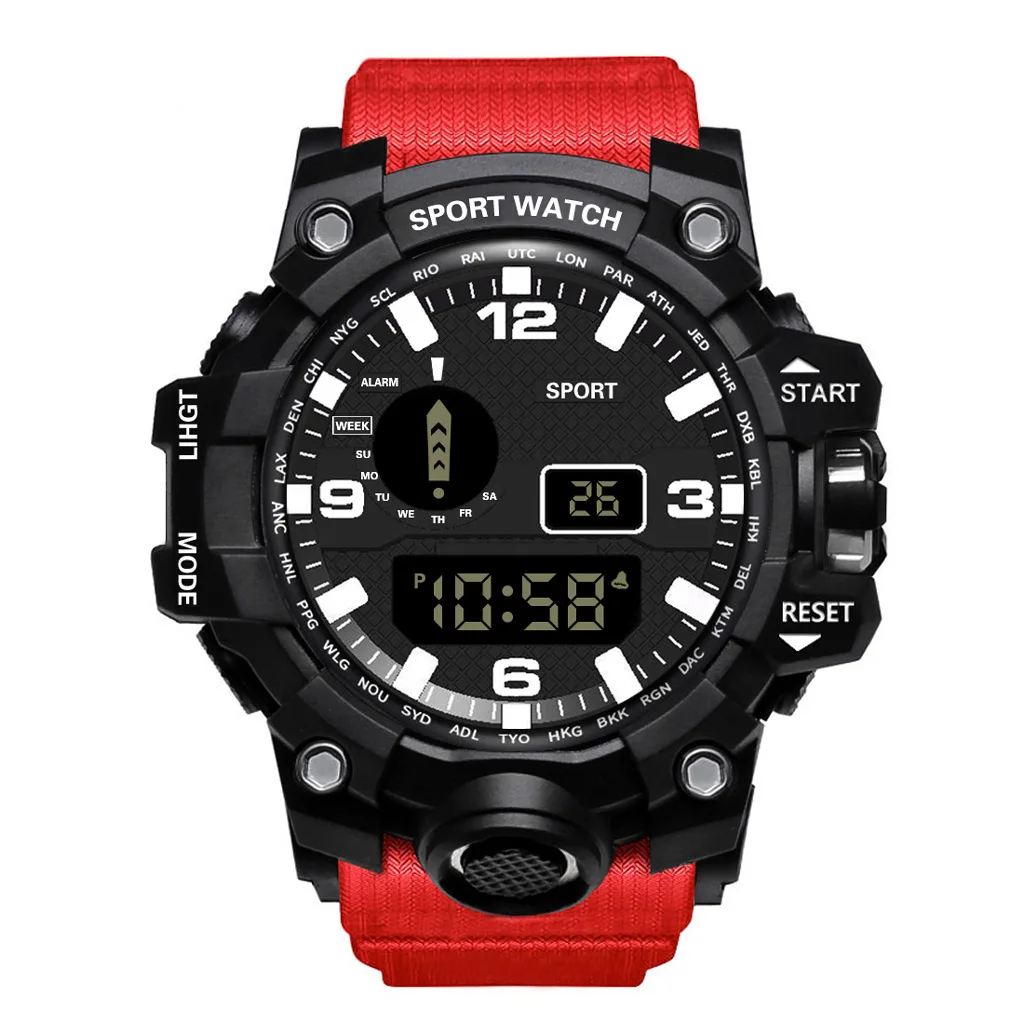 Hour Fashion Sport Watch Men Alarm Clock Cowboy Waterproof Week Display Watches Denim Digital Relogio Masculino 1472 | Наручные часы