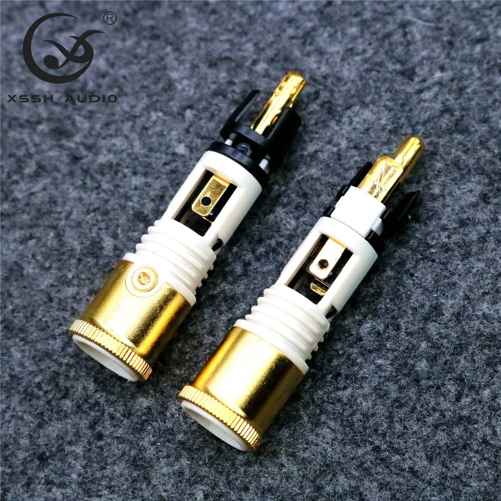 XSSH аудио 4 шт. WBT-0110Cu nextgen signature RCA набор из 4 шт. медный высококачественный разъем штекер