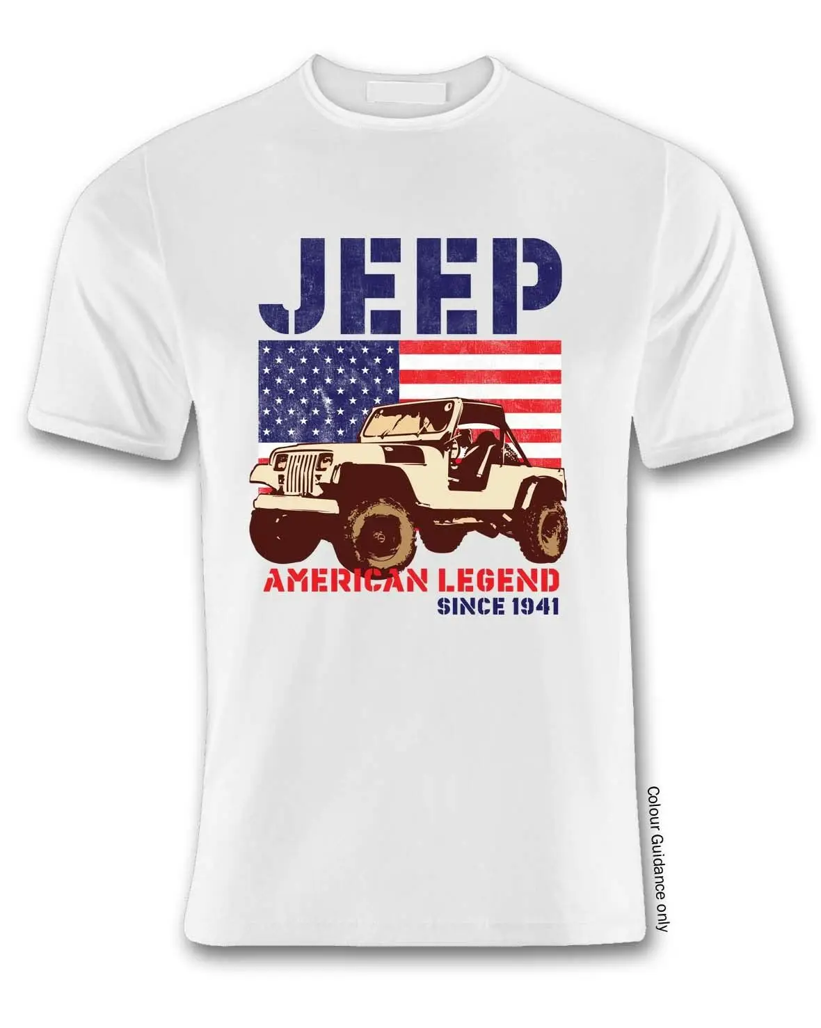 Мужская футболка в стиле хип хоп винтажная белая унисекс с веселым принтом Jeep 17