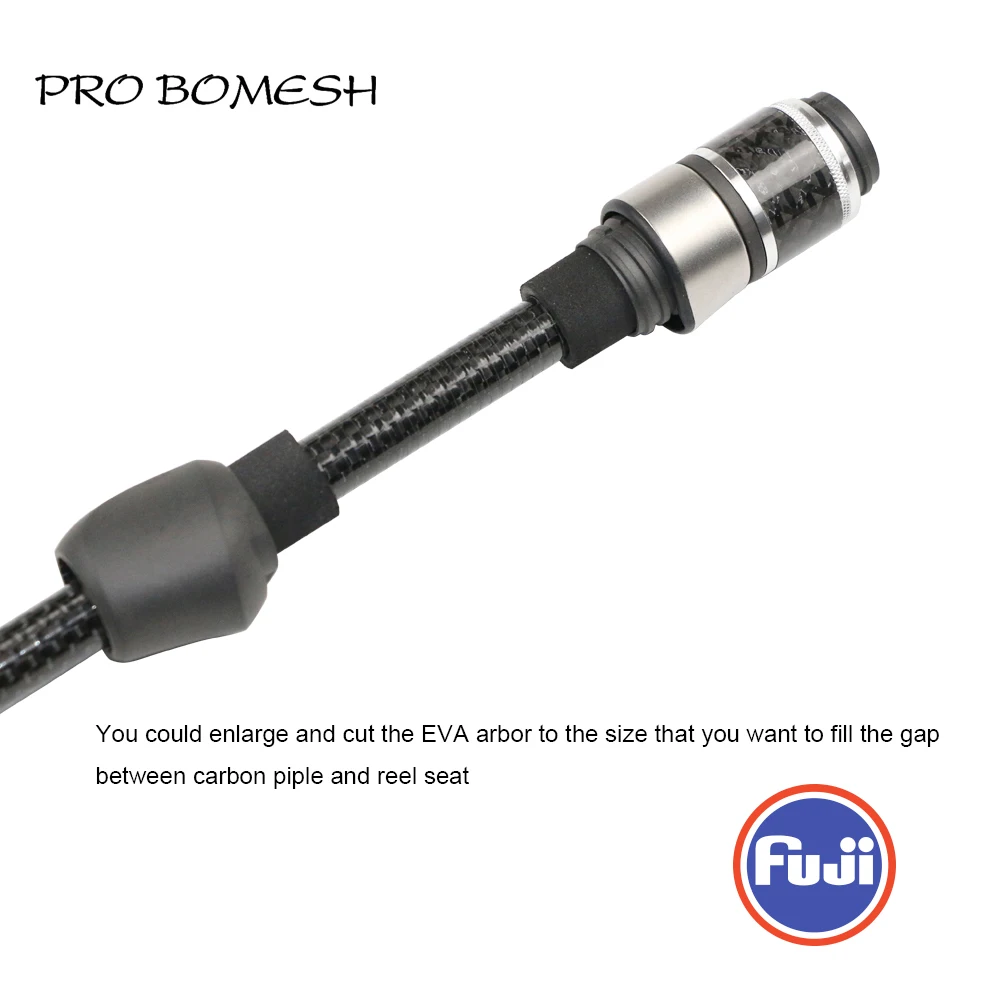 Комплект Спиннинговых ручек Pro Bomesh 36 8 г Fuji SKSS KDPS/ASH для спиннинга - купить по