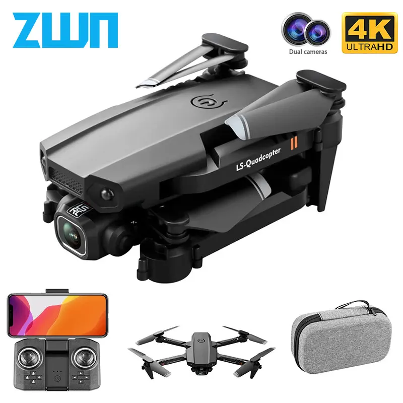 ZWN NEW XT6 Мини Дрон 4K Профекционный квадрокоптер HD WiFi FPV Визуальная камера