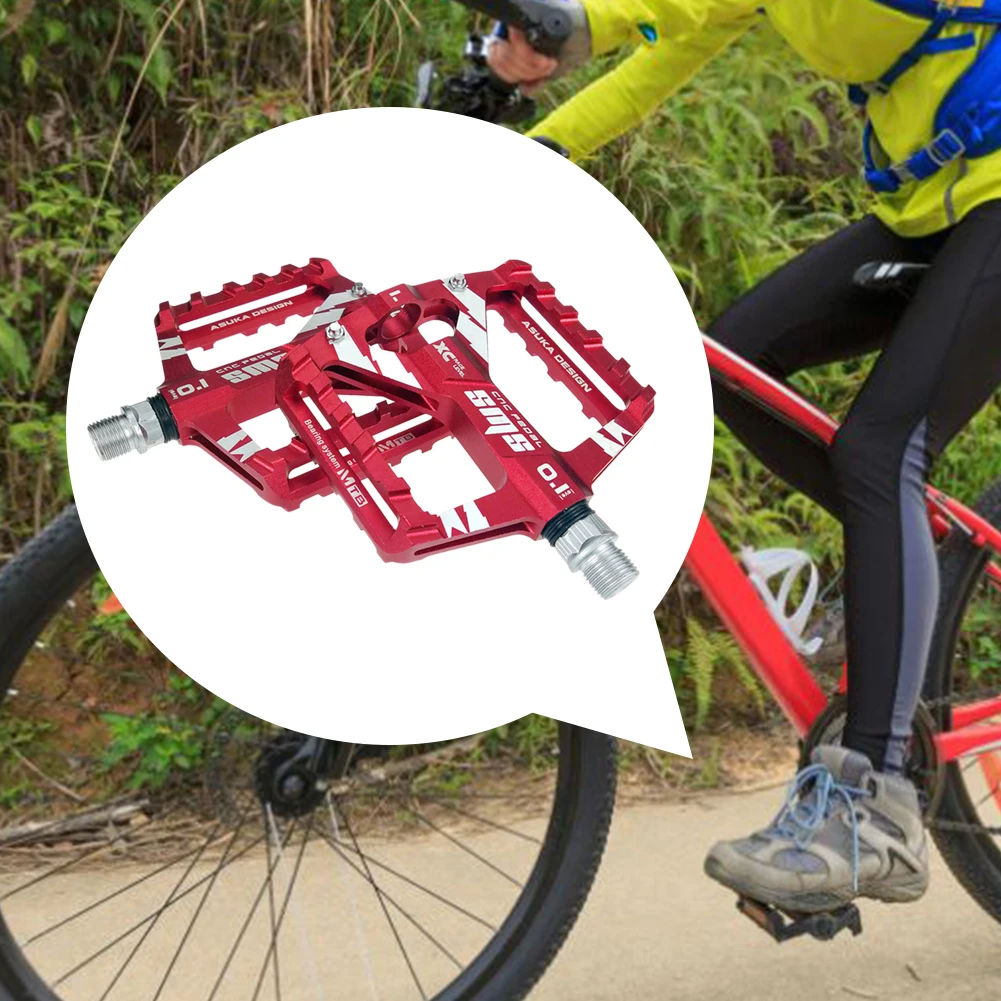 

Aluminium Alloy Road Bike Pedals Ultralight MTB Bearing Bicycle Platform Bearing Bicycle Pedal Bike Parts Bike Accessories