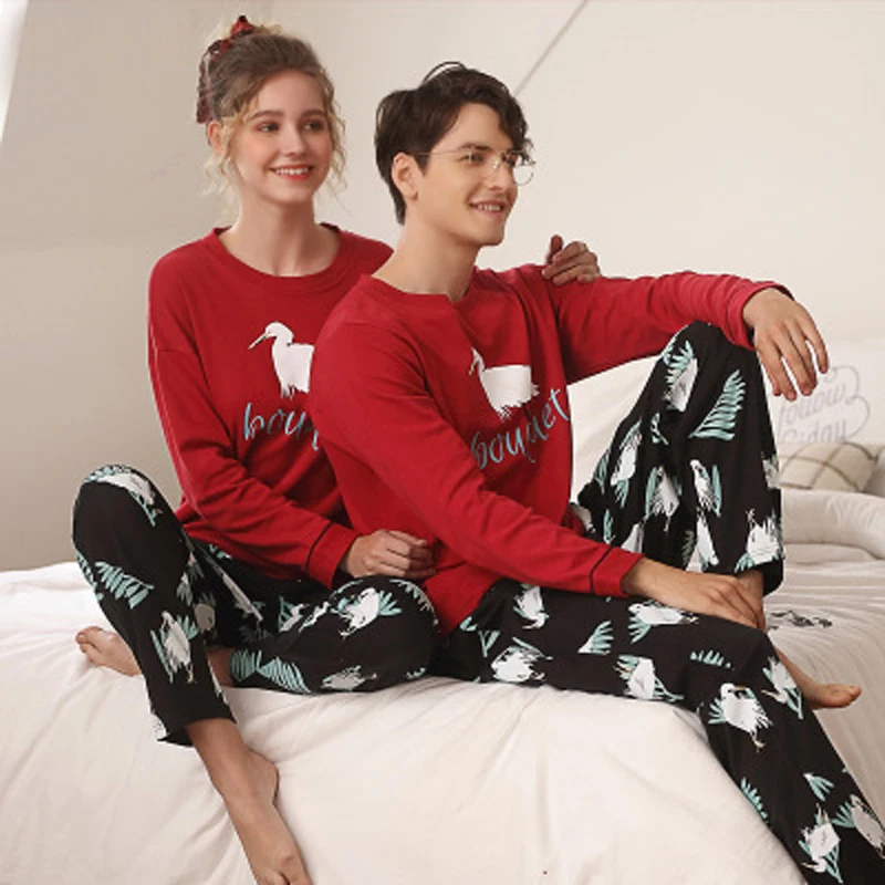 Llong sleeve pijama cotton pajamas set for male sleep home clothing casual nightie sleepwear men pyjamas suit autumn