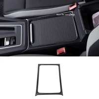 for vw volkswagen golf 8 mk8 2020 2021 car accessories lhd stainless carbon car front water cup frame decoration cover trim 1pcs