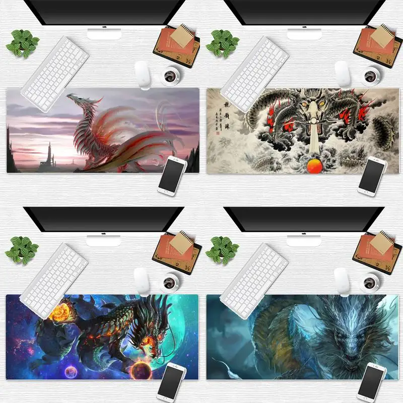 

Dragon Unique Desktop Pad Game Mousepad X XL XXL Non-slip Cushion Thickness 2mm