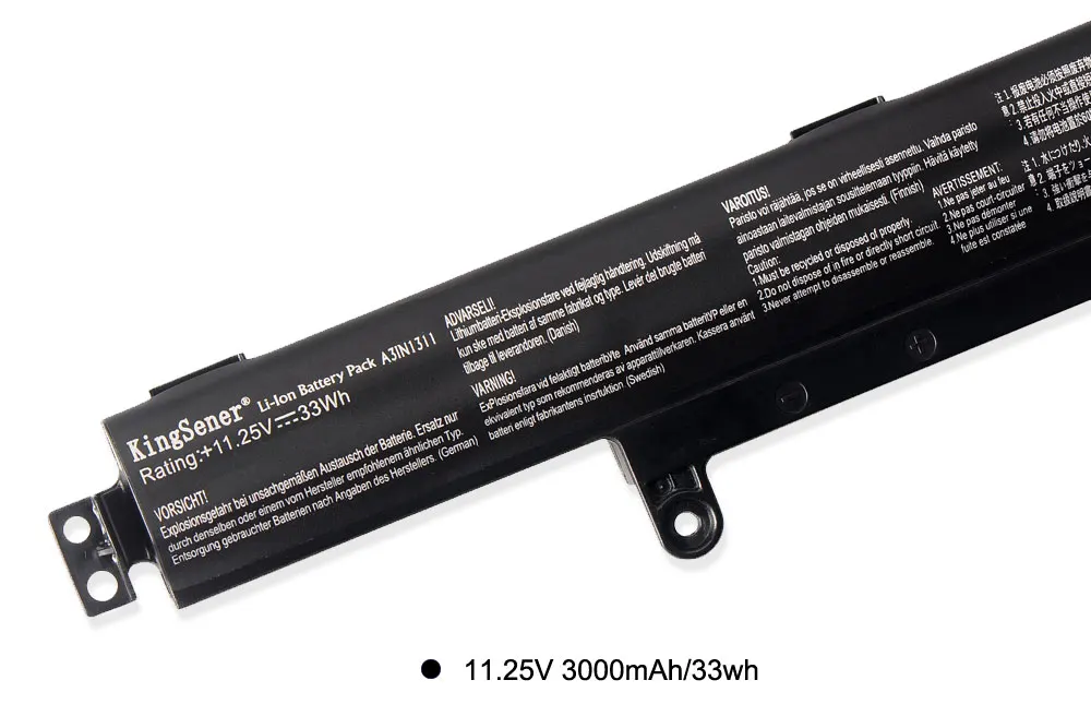 Аккумулятор KingSener A31N1311 для ASUS VivoBook F102BA X102B новый аккумулятор с питанием от
