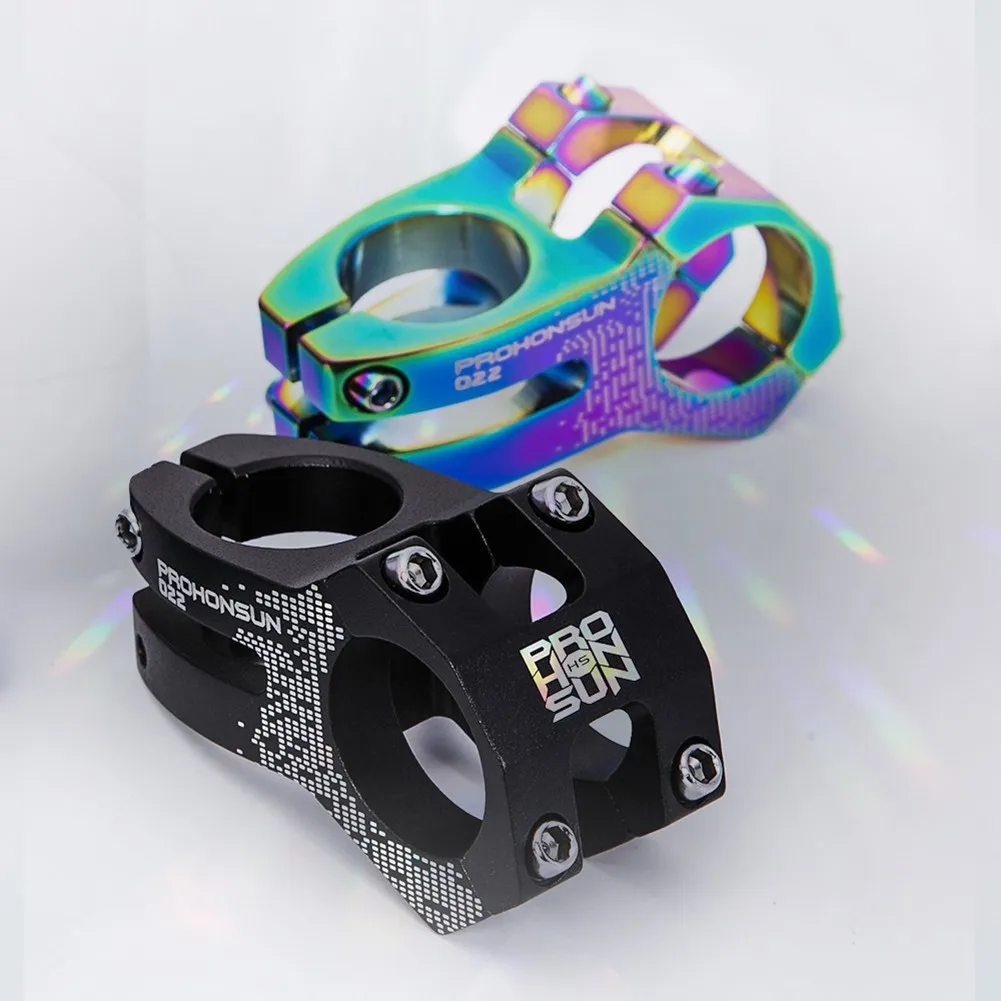 

High Hardness CNC Process Cycling Bicycle Aluminium Alloy MTB Mountain Bike Handlebar Stem 31.8x45mm Black/Colorful Bike Stem
