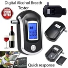 Новинка 2021, профессиональный цифровой алкотестер для дыхания, Алкотестер AT6000, Алкотестер для дыхания, детектор алкоголя