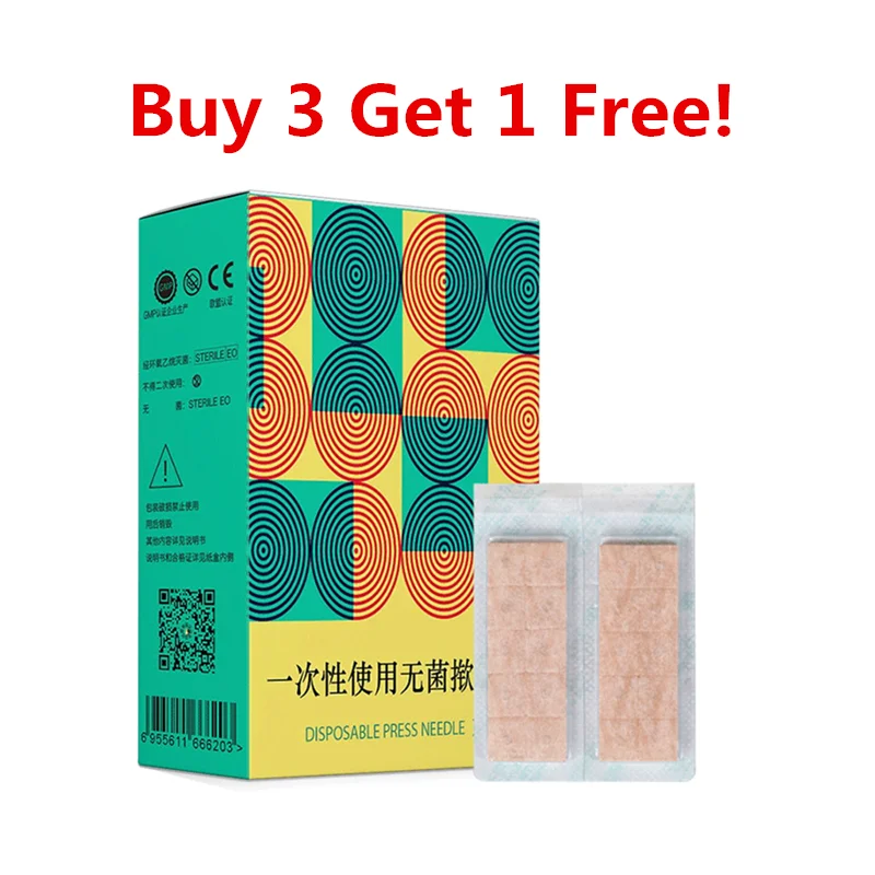 100 шт./кор. одноразовая Стерильная игла для уха Пресс иглы аурикулярная