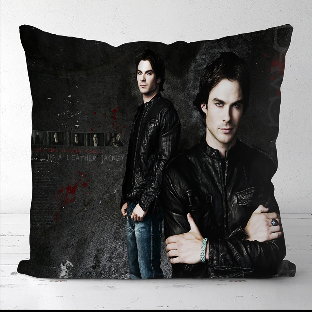 

Custom Square Pillowcase Square Pillowcases Pillow Cover Decor for Sofa Bed Room Cushion Case 45X45CM(One Side)21-0829-10