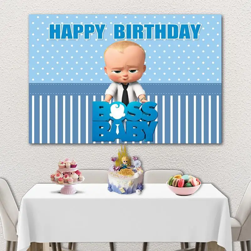 Фон для фотографирования детей с изображением босса белой рубашки галстука