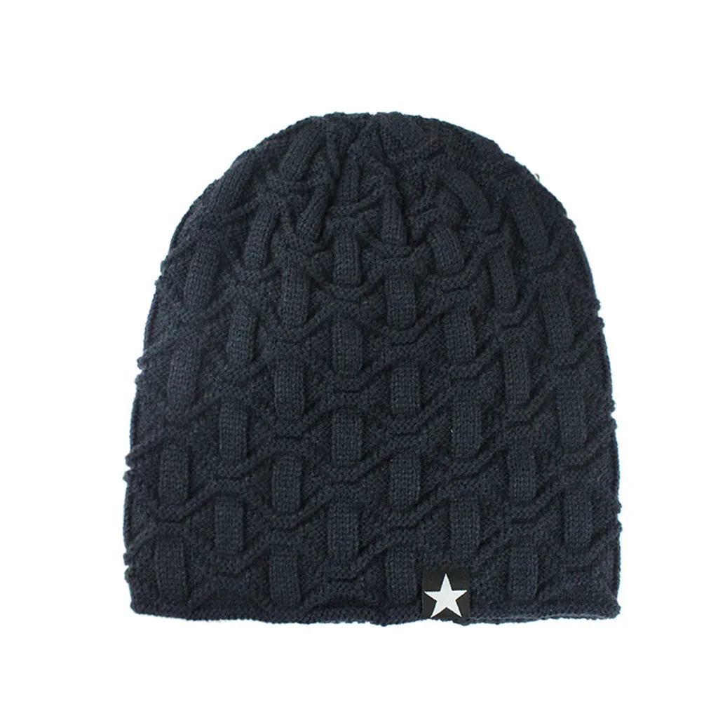 Men Women Baggy beanie Winter Trendy Warm Oversized Chunky Stretchy Slouchy Skully Hat gorros hombre invierno sombreros | Аксессуары для