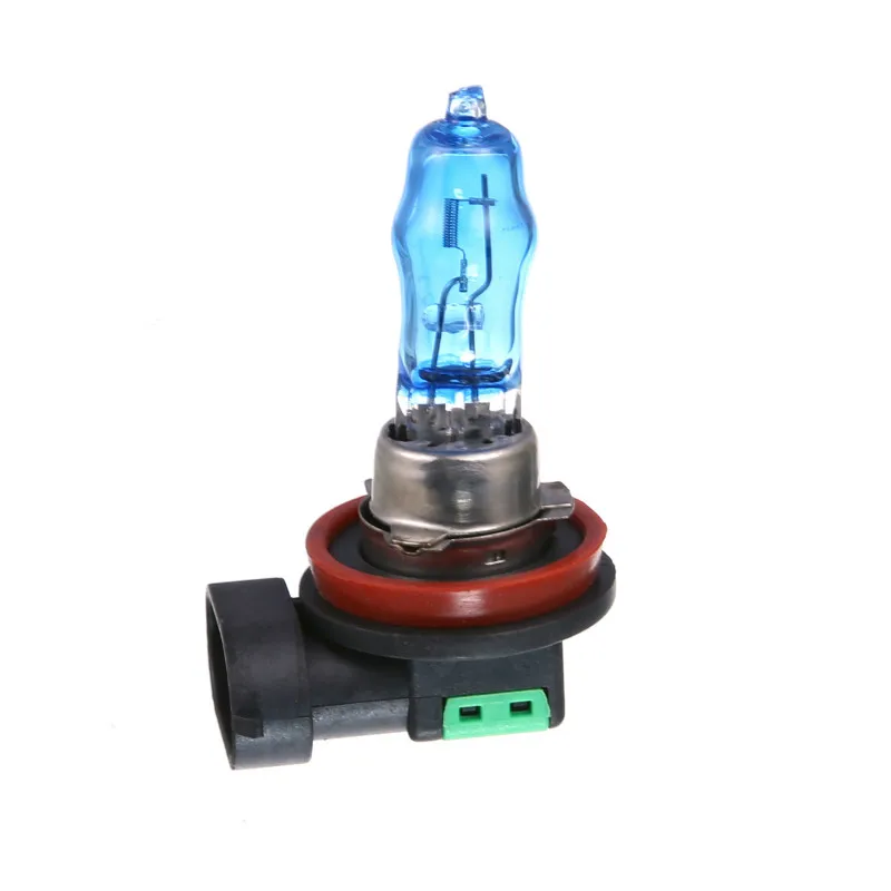 2Pcs Xenon Halogen Bulb H11 12V 100W 6000K Super White Car HeadLight Bulbs Auto Light Lamp Dark Blue Quartz Glass | Автомобили и