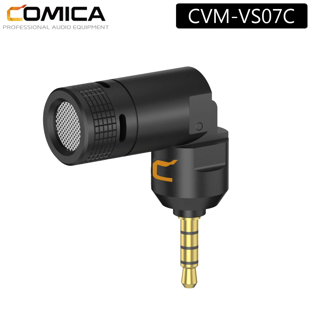 

Comica CVM-VS07C Mini Microphone Flexible Plug-In Omnidirectional Mic For Gopro/Camera/Phone/Stabilizer