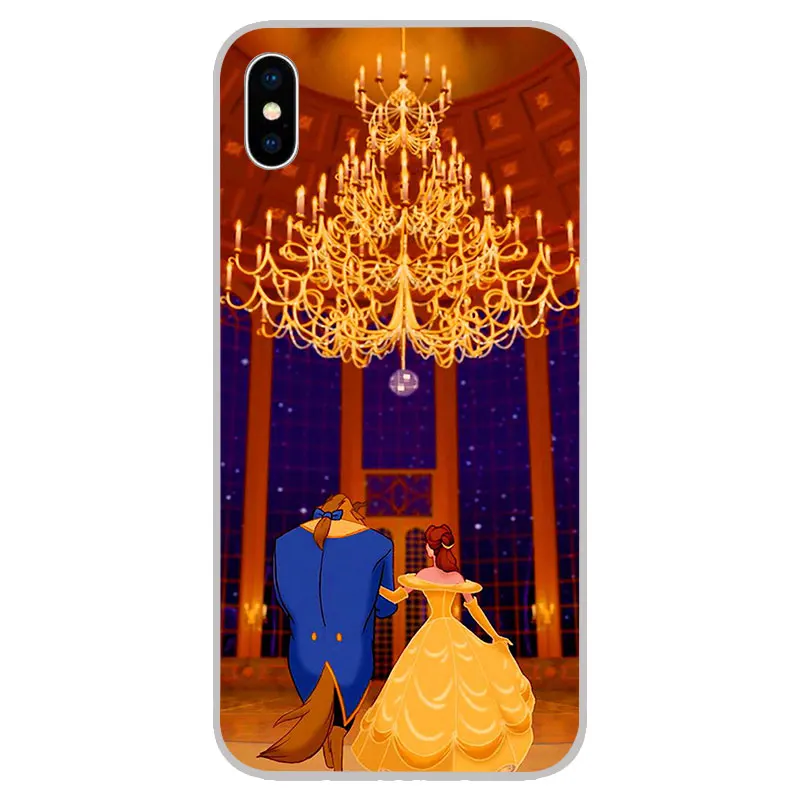 Красавица и Чудовище арт чехлы из мягкого силикона TPU Чехлы для iPhone 11 Pro XS Max X XR 8 7 6S