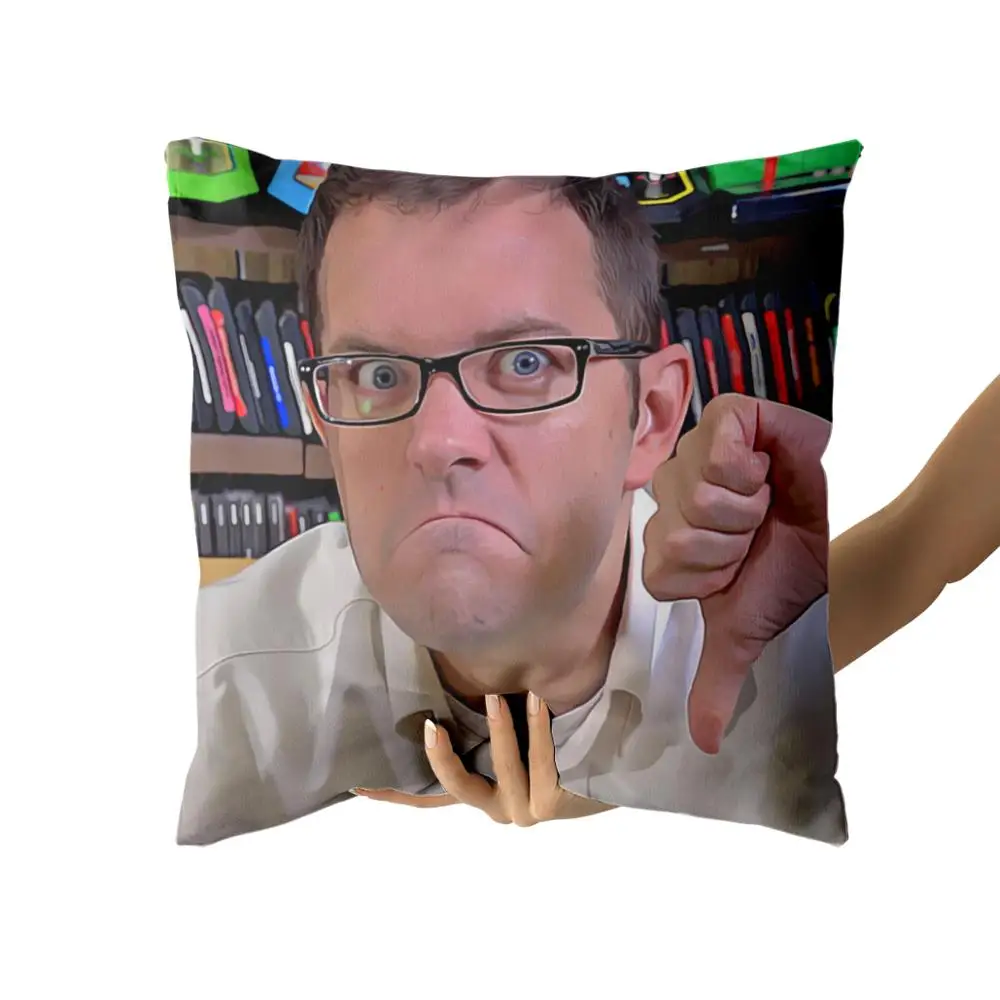 Пользовательские наволочки для Nintendo Nerd из хлопчатобумажной ткани диванных